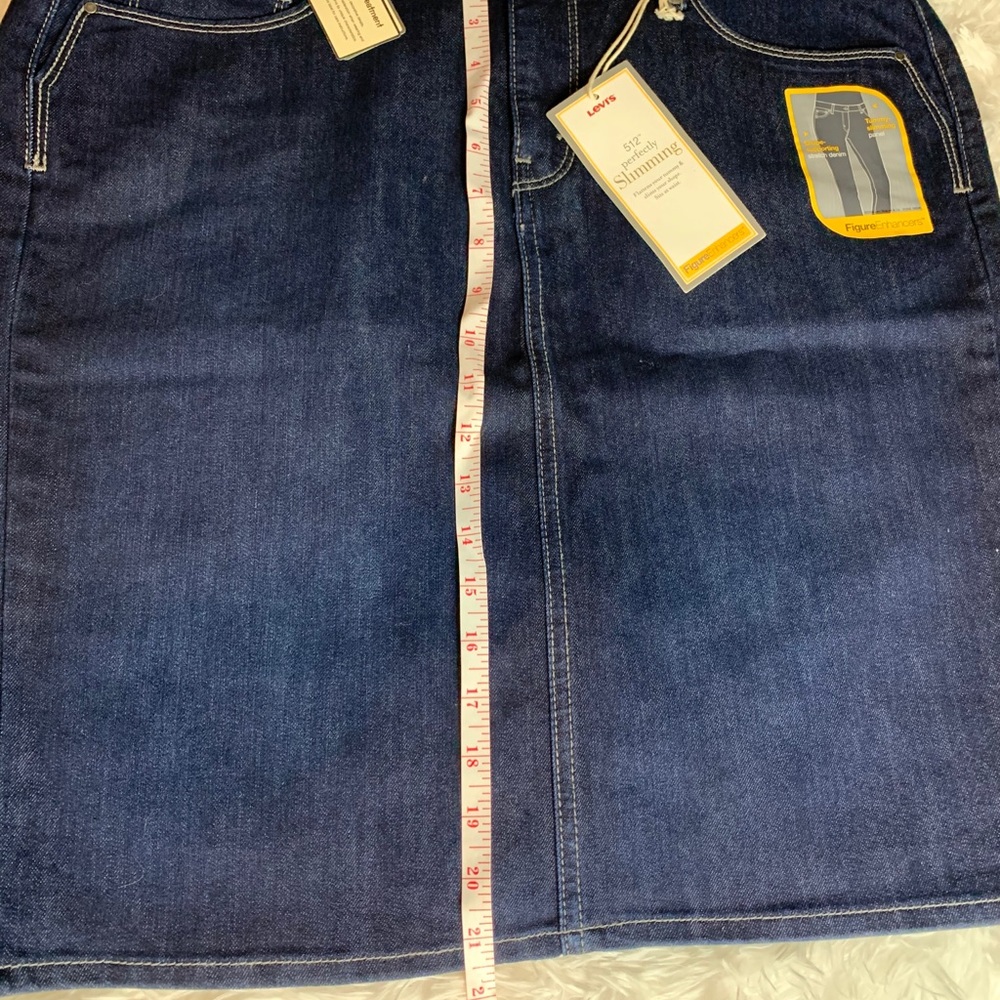 Levi’s 512 figure enhancer blue denim skirt - Picture 7 of 7